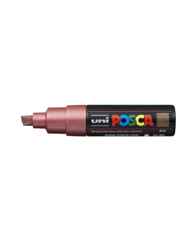 Posca PC-8K Marcador de Pintura - Ponta Biselada Acrílica 8mm - Tinta à Base de Água - Não Permanente - Resistente à Luz - Idea