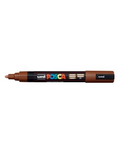 Posca PC-5M Marcador de Pintura - Ponta de Bala 1.8-2.5mm - Tinta à Base de Água - Resistente à Luz - Não Permanente - Cor Marr