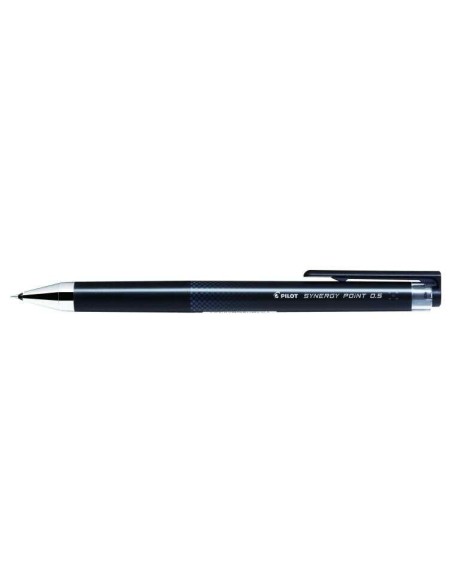 Pilot Caneta Gel Synergy Point Retrátil - Recarregável - Ponta Fina 0.5mm - Traço 0.25mm - Cor Preta