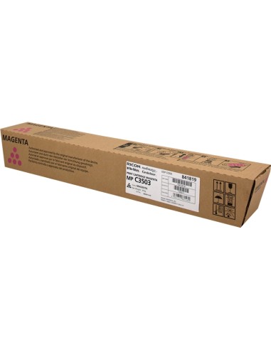 Cartucho de Toner Original Magenta Ricoh Aficio MP-C3003/MP-C3004/MP-C3503/MP-C3504/MP-C4504/MP-C5504/MP-C6004 - 841819/841815