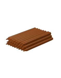 Estojo de 25 Ceras Plásticas Jovi Plasticolor - Resistentes - Não Mancham - Agradáveis de Rabiscar - Acabamento Brilhante - Cor