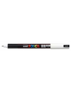 Posca PC-1MR Marcador de Pintura - Ponta Roller de Fibra 0.7mm - Tinta Pigmentada à Base de Água - Linha Extrafina - Resistente