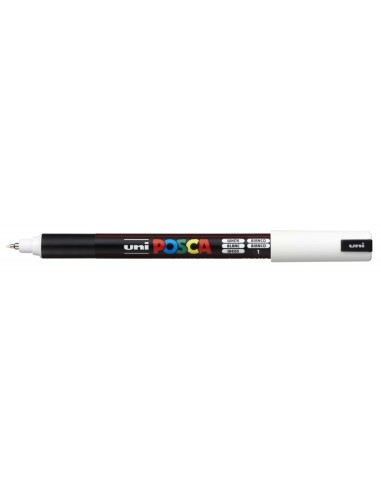 Posca PC-1MR Marcador de Pintura - Ponta Roller de Fibra 0.7mm - Tinta Pigmentada à Base de Água - Linha Extrafina - Resistente