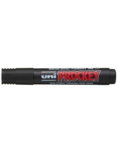 Uni-ball PM-122 Marcador de Tinta Pigmentada - Ponta de Bala 1.2-1.8mm - Ideal para Quadros de Papel - Tinta Inodora - Cor Pret 2
