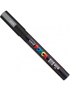 Posca PC3M Pack de 4 Marcadores de Pintura - Ponta Cônica 0.9-1.3mm - Tinta à Base de Água - Resistente à Luz - Não Permanente  2