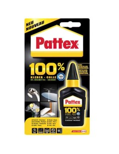 Pattex 100% Adesivo Versátil - 50g - 100% Ingredientes Ativos - 0% Solventes - Forte em Qualquer Condição
