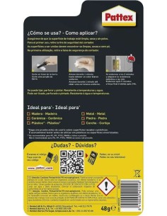 Pattex Barra Arreglatudo Bl 48g - Moldável para Reparar e Selar Buracos e Fissuras - Ideal para Instalações, Depósitos, Dutos,  2