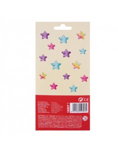 Apli Bolsa de Adesivos de Estrelas - Furta-cor - Relevo - Efeito Metalizado - Adesivo Permanente - Ideal para Scrapbooking e De 2