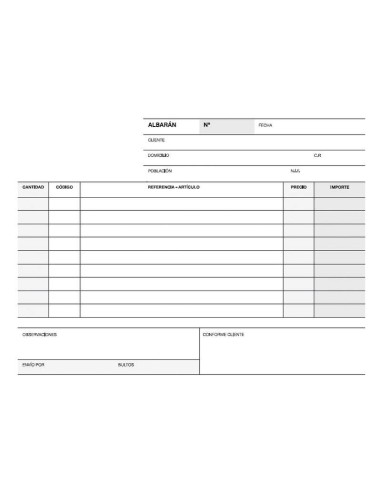 Apli Talonário de Faturas 1/4 Horizontal Triplicado A-121 - 210x148mm - Cópias Autocopiativas - Numeração Sequencial - Papel Au