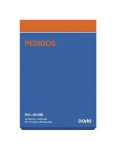 Dohe Bloco de Pedidos - 100 Folhas - Papel Autocopiativo - Tamanho A4