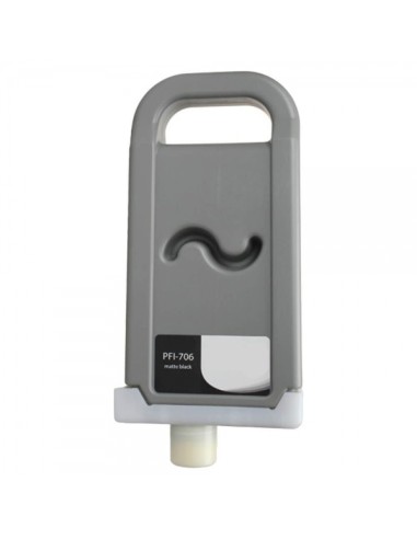 Canon PFI706 Preto Mate Cartucho de Tinta Pigmentada Genérico - Substitui 6680B001