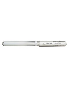 Uni-ball Signo Broad UM-153 Roller de Tinta Gel - Ponta de Bola 1mm - Traço Estilográfico - Pegada de Borracha - Cor Branca 2