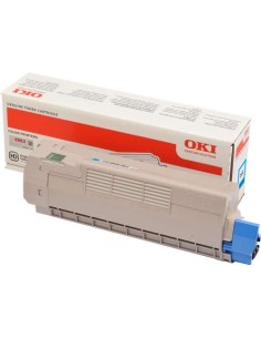 OKI C612 Ciano Cartucho de Toner Original - 46507507