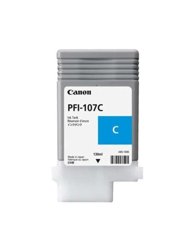 Canon PFI107 Cyan Cartucho de Tinta Original - PFI107C/6706B001