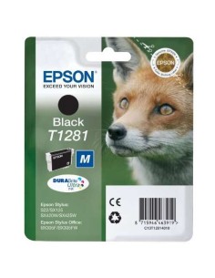 Epson T1281 Preto Cartucho de Tinta Original - C13T12814012