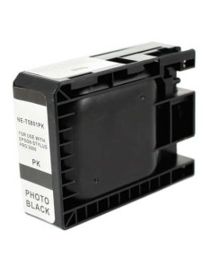 Epson T5801 Preto Foto Cartucho de Tinta Pigmentada Genérico - Substitui C13T580100