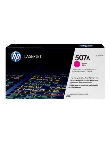 HP CE403A Magenta Cartucho de Toner Original - 507A