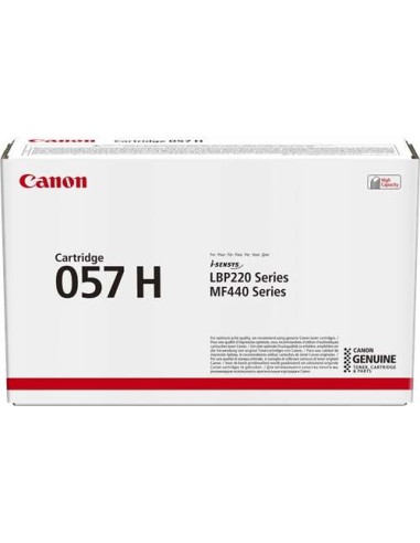 Canon 057H Preto Cartucho de Toner Original - 3010C002/3010C004