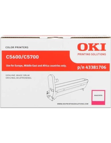 OKI C5600/C5700 Tambor de Imagem Magenta Original - 43381706 (Drum)