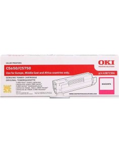 OKI C5650/C5750 Magenta Cartucho de Toner Original - 43872306