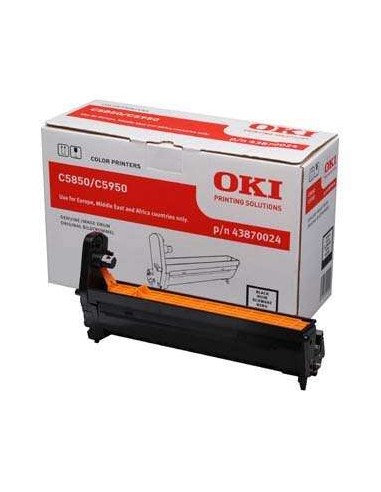 Tambor de Imagem Original OKI C5850/C5950/MC560 Preto - 43870024