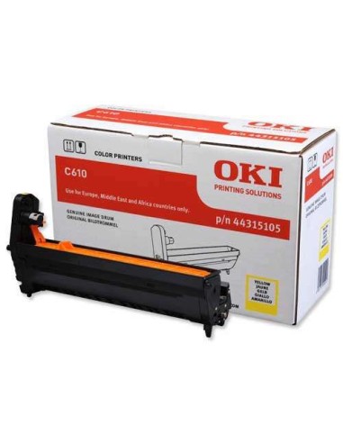 OKI C610 Tambor de Imagem Amarelo Original - 44315105 (Drum)