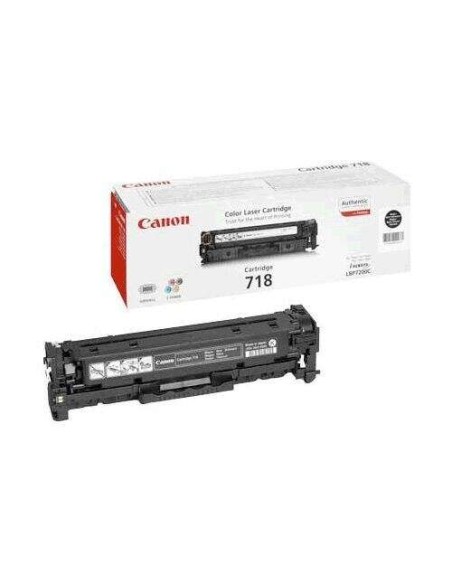 Canon 718 Preto Cartucho de Toner Original - 2662B002