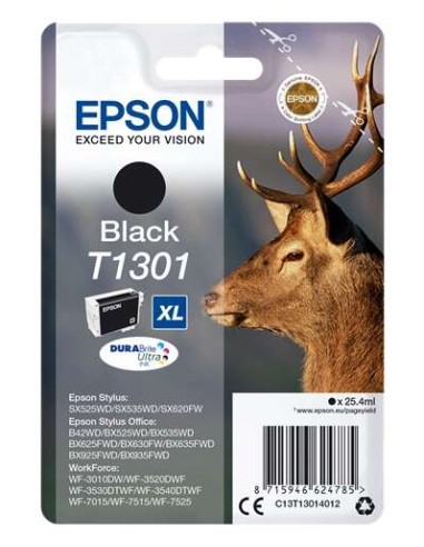 Epson T1301 Preto Cartucho de Tinta Original - C13T13014012