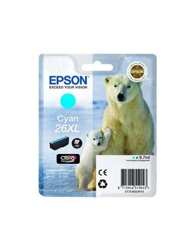 Epson T2632 (26XL) Ciano Cartucho de Tinta Original - C13T26324012