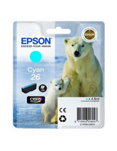 Epson T2612 (26) Ciano Cartucho de Tinta Original - C13T26124012