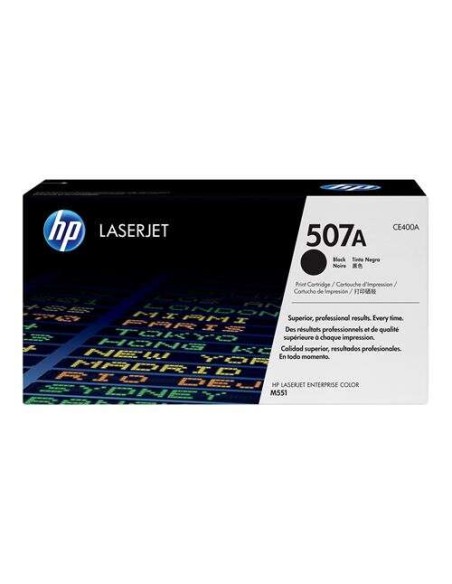 HP CE400A Cartucho de Toner Original Preto - 507A