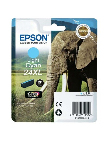 Epson T2435 (24XL) Cyan Light Cartucho de Tinta Original - C13T24354012