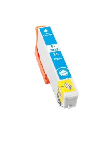Epson T2432/T2422 (24XL) Cyan Cartucho de Tinta Genérico - Substitui C13T24324012/C13T24224012