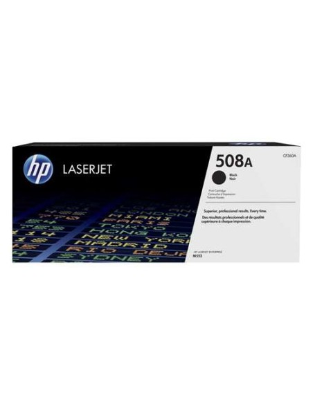 HP CF360A Preto Cartucho de Toner Original - 508A