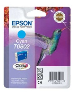Epson T0802 Ciano Cartucho de Tinta Original - C13T08024011