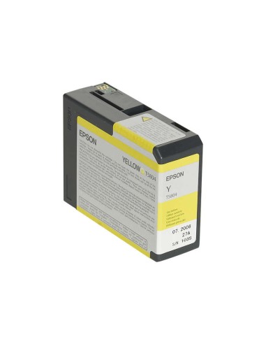Epson T5804 Amarelo Cartucho de Tinta Original - C13T580400
