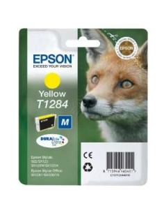 Epson T1284 Amarelo Cartucho de Tinta Original - C13T12844012