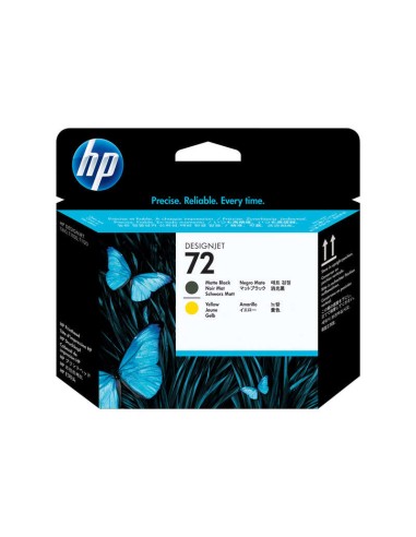 HP 72 Cabeça de Impressão Original - Preto Fosco e Amarelo - C9384A