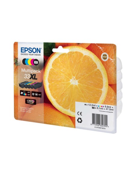 Epson T3357 (33XL) Pacote de 5 Tinteiros Originais - C13T33574011