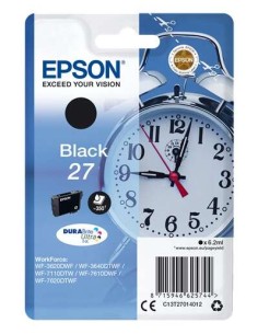 Epson T2701 (27) Preto Cartucho de Tinta Original - C13T27014012