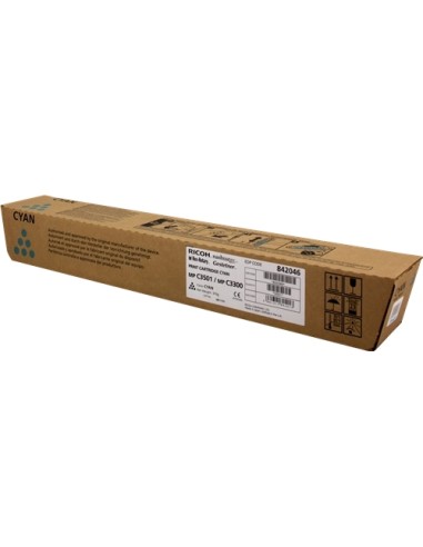 Cartucho de Toner Original Ricoh Aficio MP-C2800/MP-C3300/MP-C3001/MP-C3501 Ciano - 841127/842046/841427