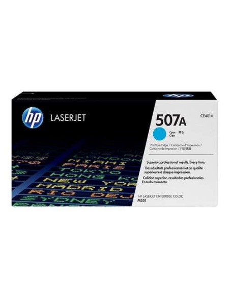 HP CE401A Cartucho de Toner Ciano Original - 507A