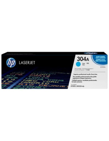 Cartucho de Toner Original HP CC531A Ciano - 304A