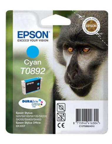 Epson T0892 Ciano Cartucho de Tinta Original - C13T08924011