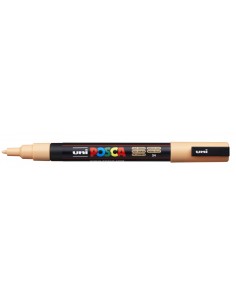 Posca PC-3M Marcador de Pintura - Ponta Cônica de Poliéster 0.9-1.3mm - Tinta à Base de Água - Resistente à Luz - Cor Laranja C