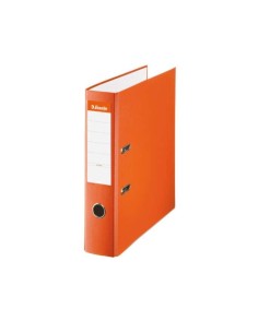 Esselte Arquivador de Alavanca - Formato A4 - Lombada 75mm - Capacidade para 500 Folhas - Cor Laranja