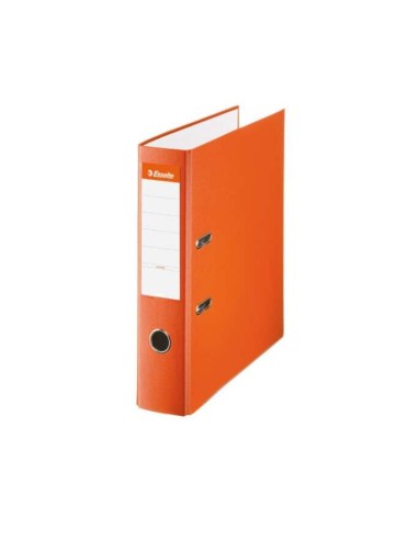 Esselte Arquivador de Alavanca - Formato A4 - Lombada 75mm - Capacidade para 500 Folhas - Cor Laranja