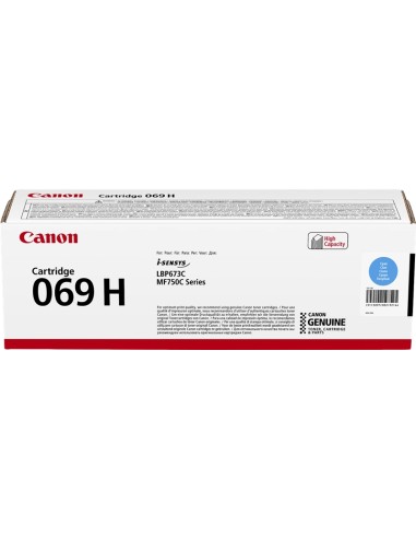 Canon 069H Ciano Cartucho de Toner Original - 5097C002