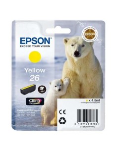 Epson T2614 (26) Amarelo Cartucho de Tinta Original - C13T26144012