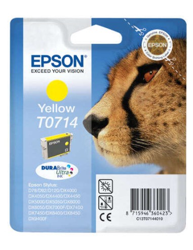 Epson T0714 Amarelo Cartucho de Tinta Original - C13T07144012